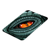Oer reptiel roofdier oog magneet (Linkerzijde)