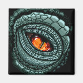 Oer reptiel roofdier oog magneet (Voorkant)