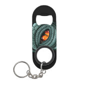 Oer reptiel roofdier oog mini flessenopener (Voorkant)