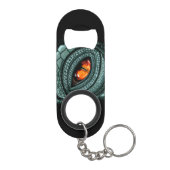 Oer reptiel roofdier oog mini flessenopener (Achterkant)