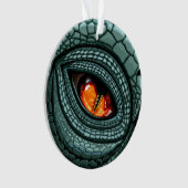 Oer reptiel roofdier oog ornament (voorkant)
