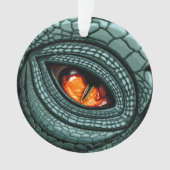 Oer reptiel roofdier oog ornament (voorkant)
