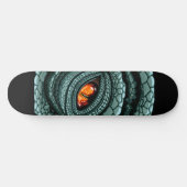 Oer reptiel roofdier oog persoonlijk skateboard (Horizontaal)