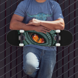 Oer reptiel roofdier oog persoonlijk skateboard
