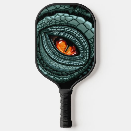 Oer reptiel roofdier oog pickleball paddle (Voorkant)