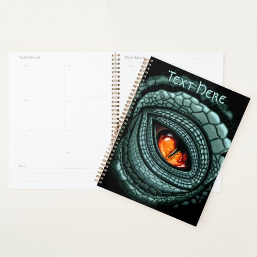 Oer reptiel roofdier oog planner (Display)