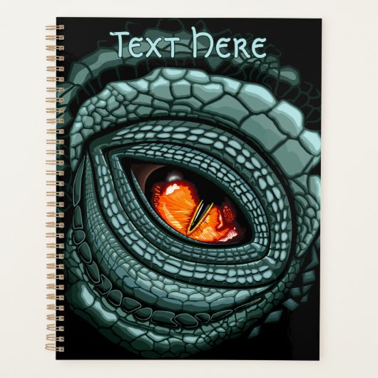 Oer reptiel roofdier oog planner (Voorkant)
