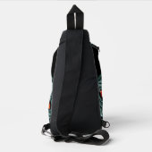 Oer reptiel roofdier oog sling bag (Achterkant)