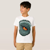 Oer reptiel roofdier oog t-shirt (Voorkant volledig)