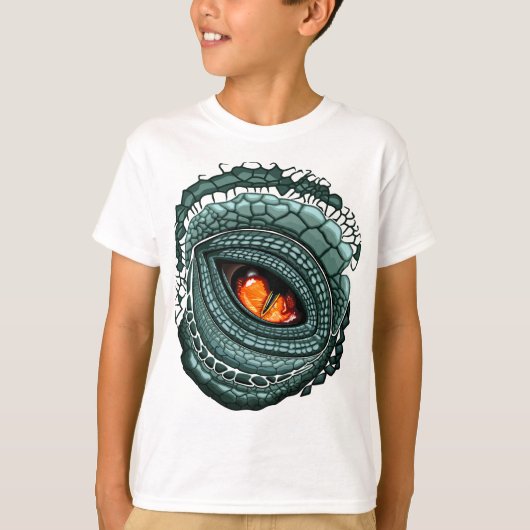 Oer reptiel roofdier oog t-shirt (Voorkant)