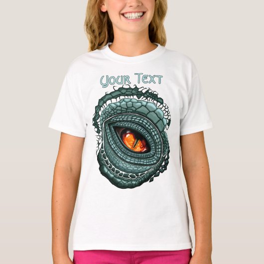 Oer reptiel roofdier oog t-shirt (Voorkant)