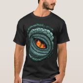 Oer reptiel roofdier oog t-shirt (Voorkant)