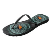 Oer reptiel roofdier oog teenslippers (Schuin)