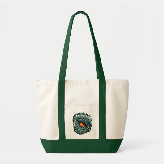 Oer Reptiel Roofdier Oog Tote Bag (Voorkant)