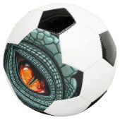Oer reptiel roofdier oog voetbal (Drie kwart)