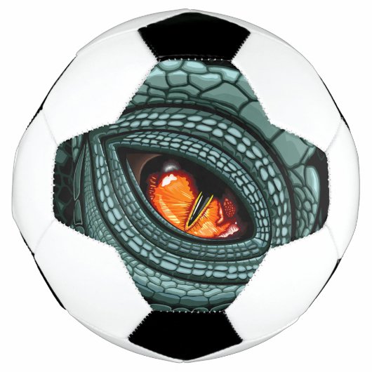 Oer reptiel roofdier oog voetbal (Voorkant)