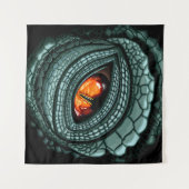 Oer reptiel roofdier oog wandkleed (Voorkant (horizontaal))