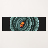 Oer reptiel roofdier oog yogamat (Voorkant (horizontaal))