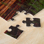 Oerbomen van de Sequoia Redwood Legpuzzel (Zijkant)