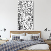 oerharmonie canvas afdruk (Insitu (Slaapkamer))