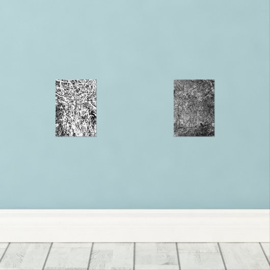 oerharmonie muurkunst sets (Houten vloer)