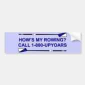 oeropstanden bumpersticker (Voorkant)