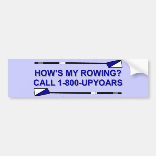 oeropstanden bumpersticker (Voorkant)