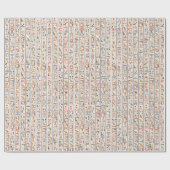 oeroude egypte hiërogliefachtergrond histo cadeaupapier (Vlak)