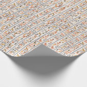 oeroude egypte hiërogliefachtergrond histo cadeaupapier (Hoek)