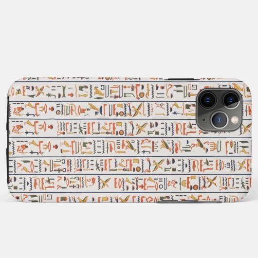oeroude egypte hiërogliefachtergrond histo Case-Mate iPhone case (Achterkant (horizontaal))