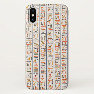 oeroude egypte hiërogliefachtergrond histo Case-Mate iPhone case