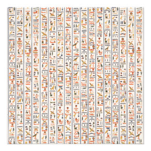 oeroude egypte hiërogliefachtergrond histo foto afdruk