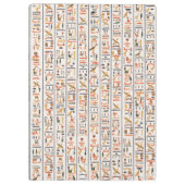 oeroude egypte hiërogliefachtergrond histo klembord (Achterkant)