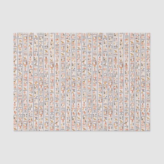 oeroude egypte hiërogliefachtergrond histo tissuepapier (Voorkant)