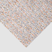 oeroude egypte hiërogliefachtergrond histo tissuepapier (Detail)