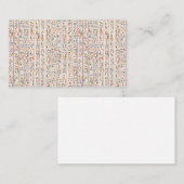 oeroude egypte hiërogliefachtergrond histo visitekaartje (Voorkant / Achterkant)