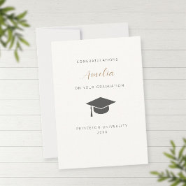 Oersonalized graduation card bedankkaart