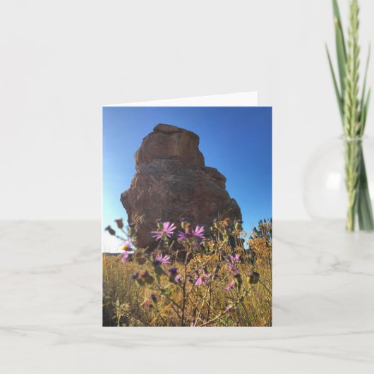 oersteennotecard (blanco binnenin) kaart (Voorkant)