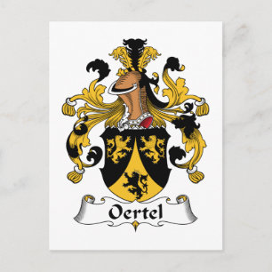 Oertel Family Crest Briefkaart