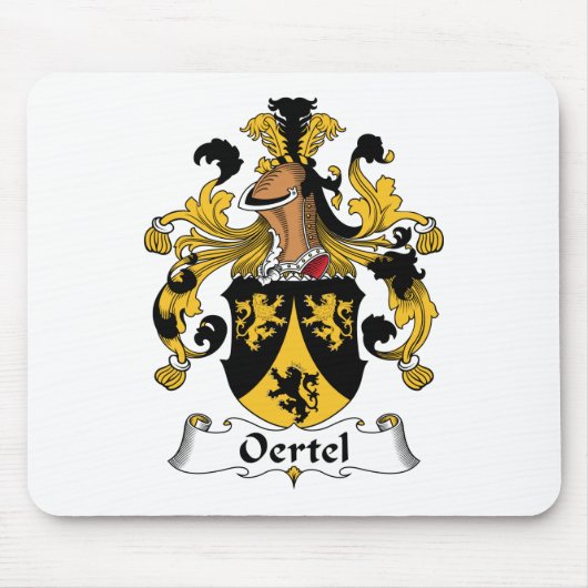 Oertel Family Crest Muismat (Voorkant)
