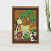 Oerwoud 10 van het Baby van de Uitnodiging van het (Voorkant)