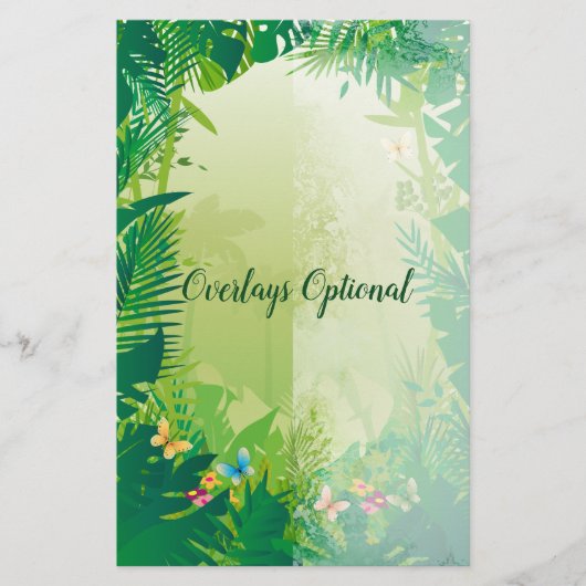 Oerwoud 1 Opties voor schrijfwerk Briefpapier (Voorkant)