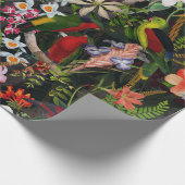  Oerwoud 1 Patroon Cadeaupapier (Hoek)