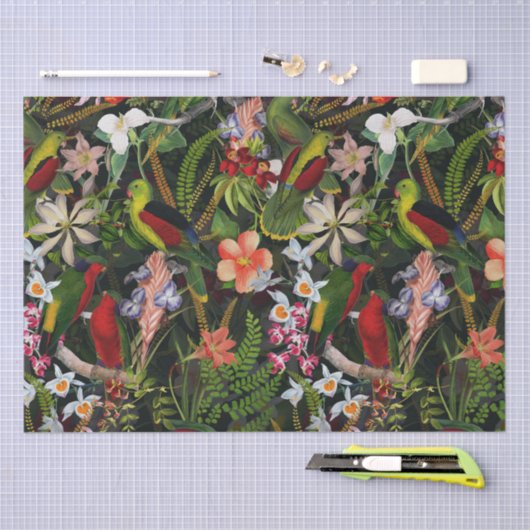 Oerwoud 1 Patroon Tissuepapier (Craft)