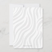 oerwoud 1e verjaardag, schattige safari dieren gee kaart (Achterkant)