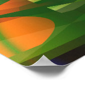 Oerwoud 2 Abstract art. Poster (Hoek)