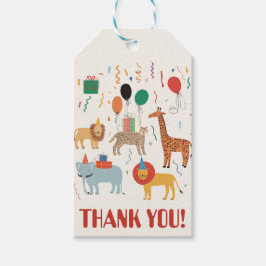 Oerwoud 2e verjaardag cadeaulabel