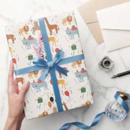 Oerwoud 2e verjaardag cadeaupapier