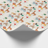 Oerwoud 2e verjaardag cadeaupapier (Hoek)