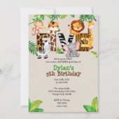 Oerwoud 5e verjaardag kaart (Voorkant)